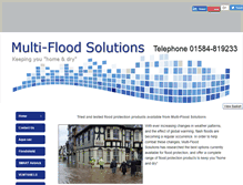 Tablet Screenshot of multifloodsolutions.co.uk